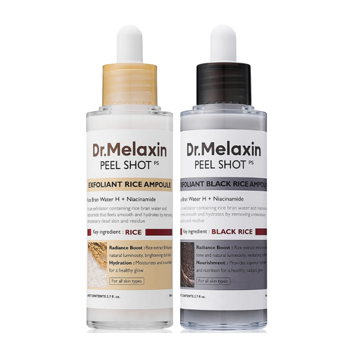 Dr.Melaxin Peel Shot Glow Rice Ampoule Duo
